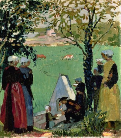 Die heilige Quelle in Guidel, ca. 1905 von Maurice Denis